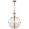 Nuvo Lincoln 1-Light Large Pendant, E26 60W, Matte White, White Opal 60/7665 - alternate 7